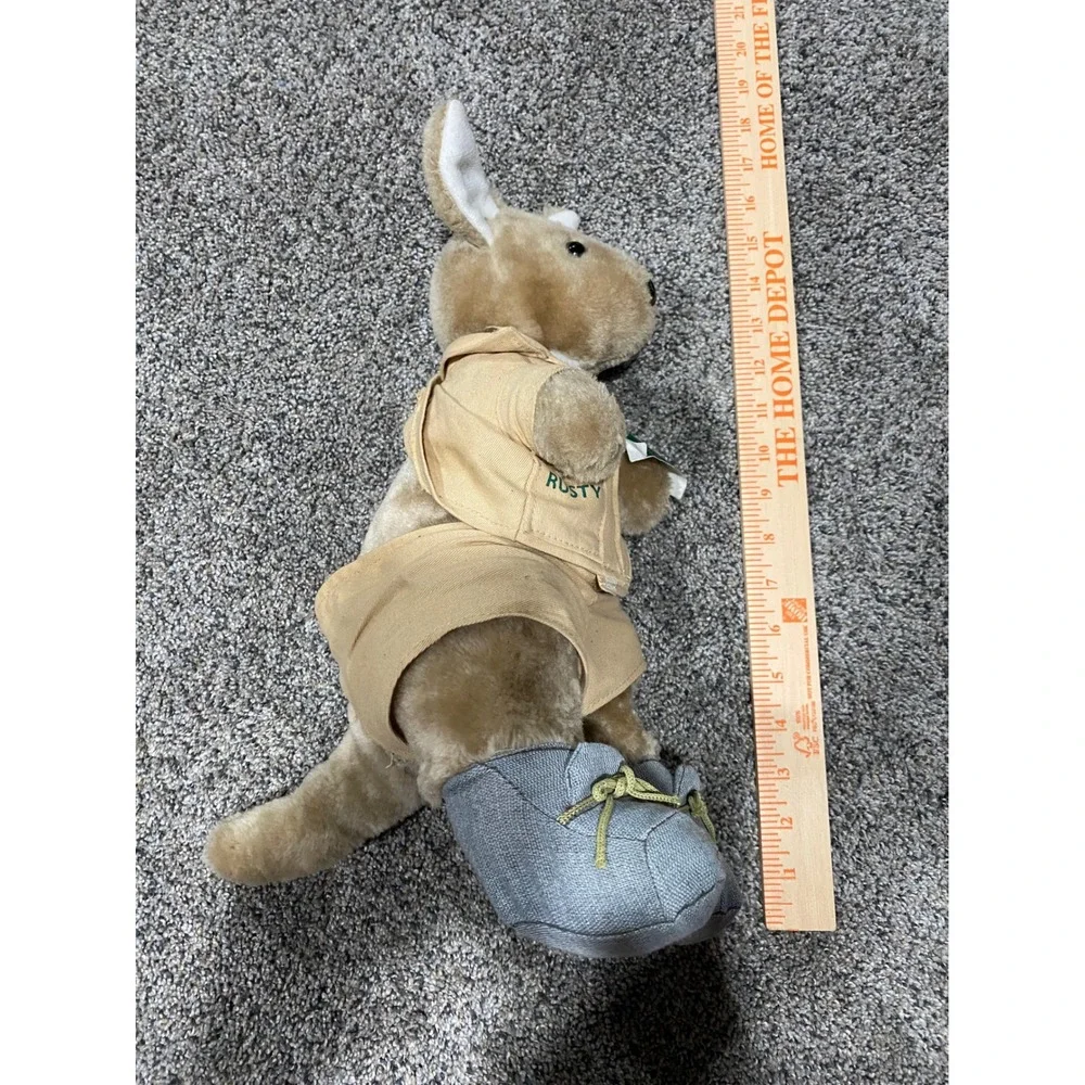 Australia Zoo Rusty Kangaroo Plush Unisex OS Tan Excellent Crocodile Hunter Toy